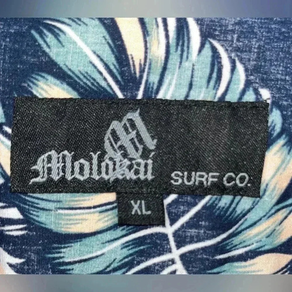 Molakai Surf Hawaii’s Shirt button front short sleeve vacation everyday wear - Picture 3 of 8
